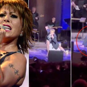Hospitalizan a Alejandra Guzman, se cayó en el escenario