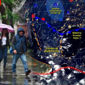 ¡Lleva tu paraguas! Se pronostica martes lluvioso para gran parte del país