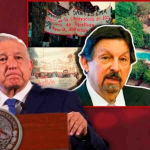 ¡Te hablan Napoleón Gomez Urrutia ! llama el presidente AMLO a detener a invasores en Tepoztlán
