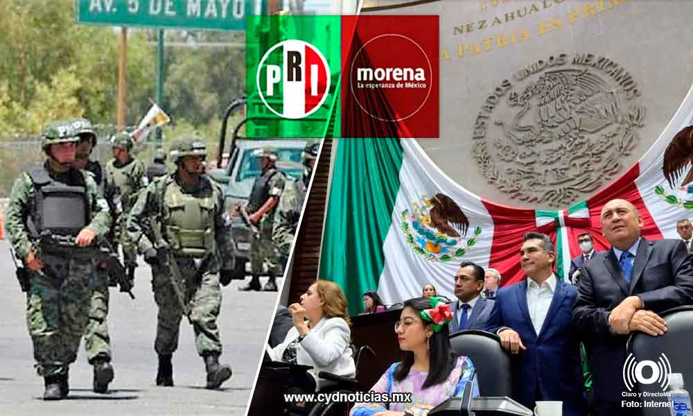 Pactan senadores rebeldes del PRI con Morena para destrabar iniciativa del ejército