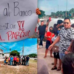 Pobladores se oponen a construcción de sucursal de un Banco del Bienestar