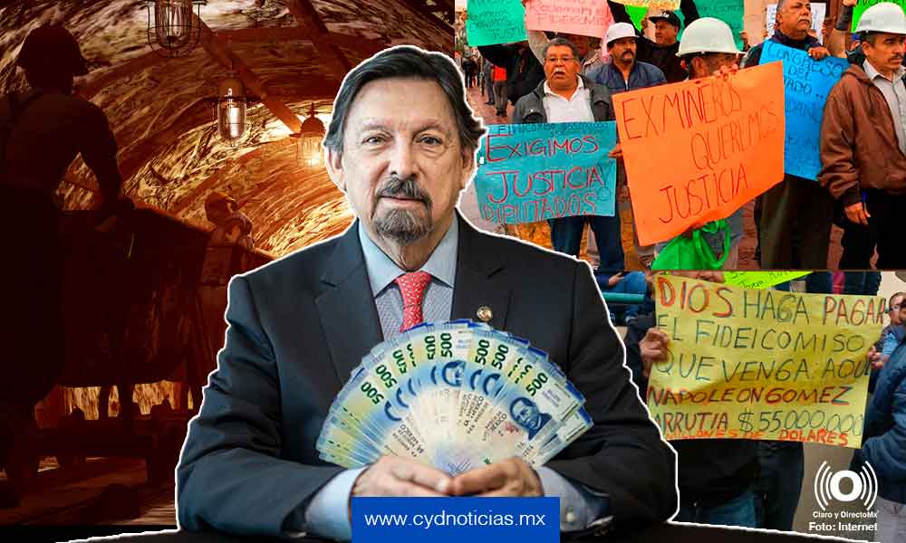 Quiere Gomez Urrutia cobrar más impuestos a empresas mineras, pero se niega a devolver 55 mdd a mineros