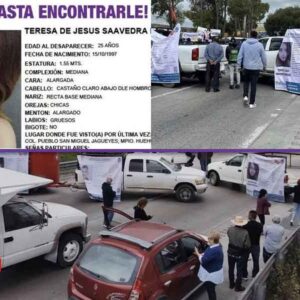 Detenida la autopista México-Querétaro por manifestantes que exigen localización de una mujer