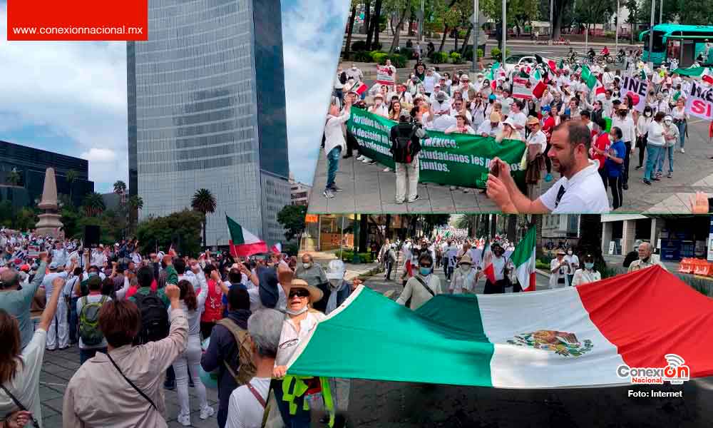 ¡No a la Militarización de México! Este domingo organizaciones marcharon por la paz