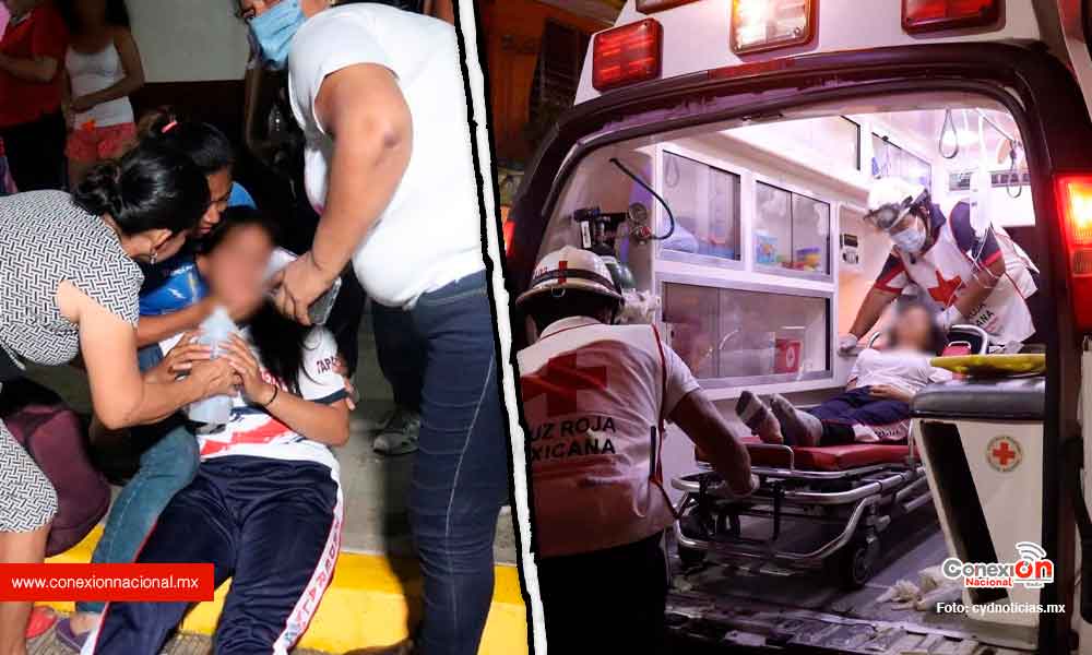 Fueron 110 alumnos intoxicados en Bochil Chiapas, 13 regresaron al hospital