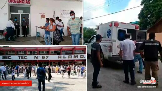 37 estudiantes intoxicados, ahora en Veracruz