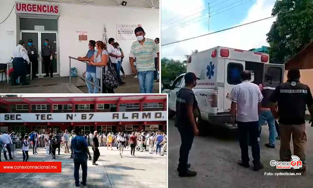37 estudiantes intoxicados, ahora en Veracruz