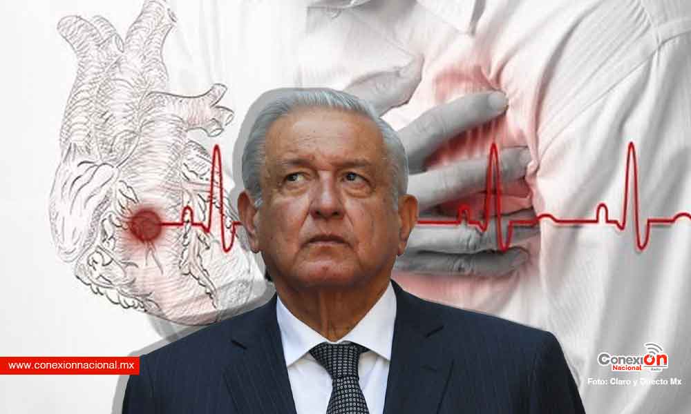 AMLO recibe terapia todos los días, un equipo médico está cerca siempre ante riesgo de infarto