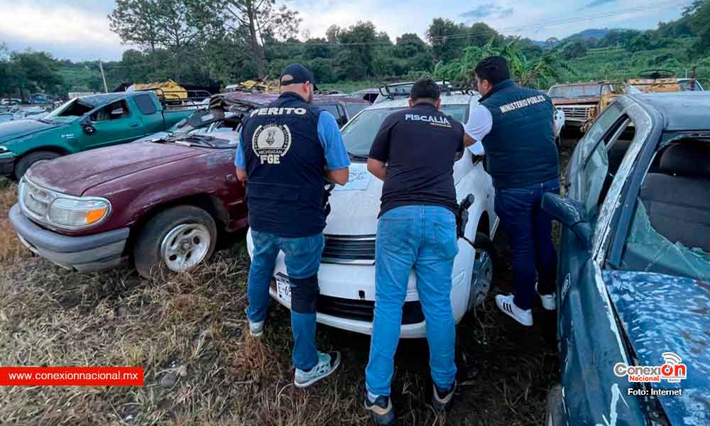 Asegura fiscalía 9 vehículos con reporte de robo