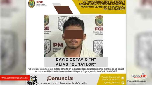 Capturan a presunto homicida de dos jóvenes en Coatzacoalcos