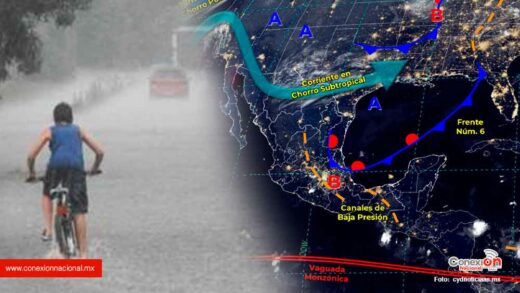 Inicia semana con lluvias fuertes y tornados en el norte del país