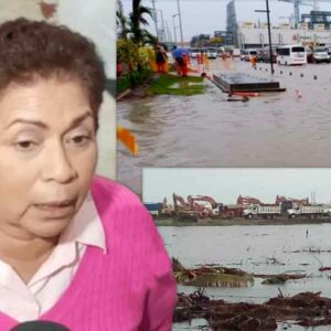 Confirma alcaldesa de Paraíso Tabasco, la refinería Dos Bocas si está inundada