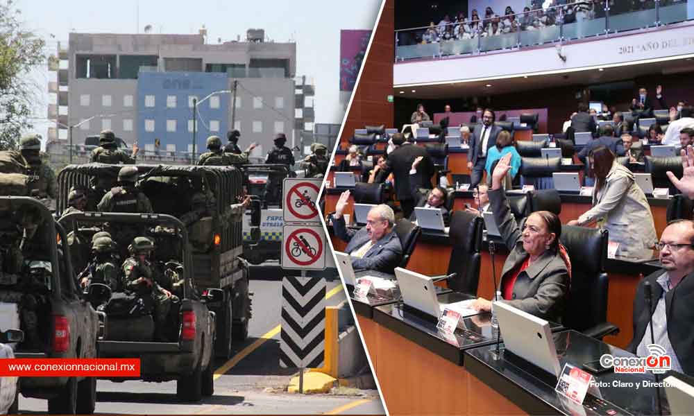 Está hecho, senadores de Morena, PRI y PRD aprobaron dejar al ejército en la calles hasta 2028