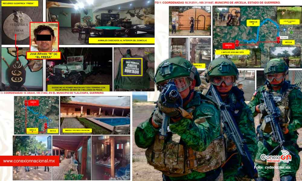 Ejército catea propiedades “Del Fresa y el Pez”