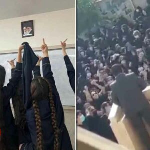 Estudiantes Iraníes se quitan el velo para sumarse a la ola de protestas contra el líder supremo