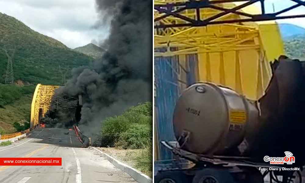 Pipa en Michoacán y trailer en el Edomex, pierden el control e impactan