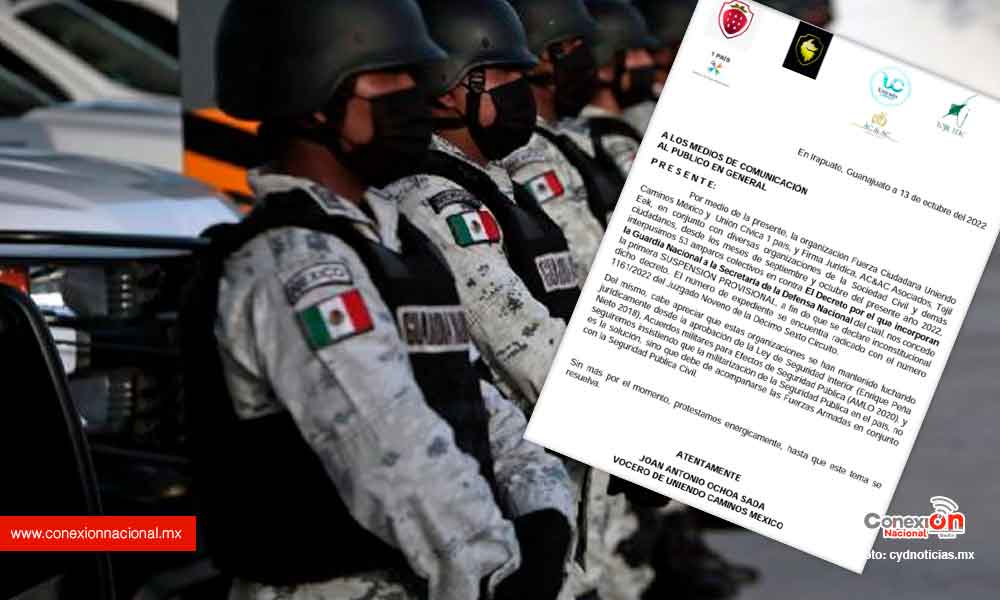 Frena jueza paso de la Guardia Nacional a la Sedena