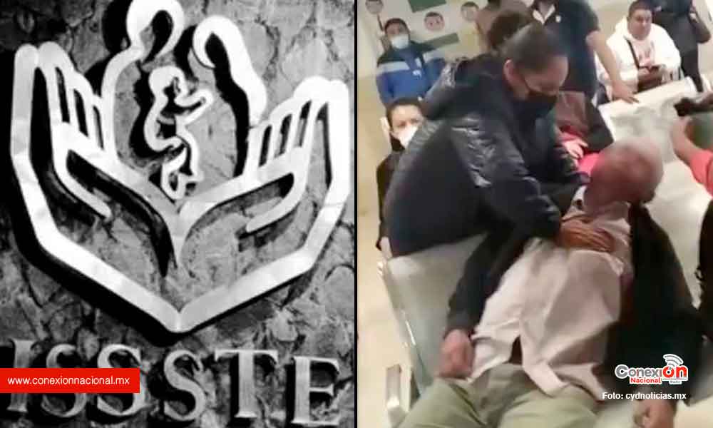 Muerto por infarto, sentado en la sala de espera de urgencias del Hospital General Dra. Columba Rivera Osorio del ISSSTE