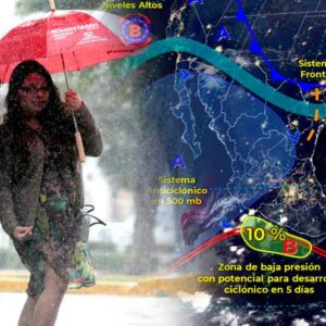 “Karl” mantiene lluvias en entidades del oriente, sur y sureste del país
