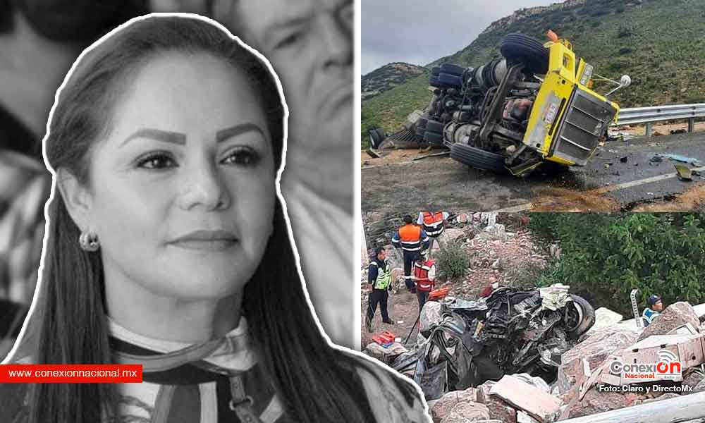 Tráiler embiste auto de la presidenta municipal de Villa de Reyes en SLP, 4 personas murieron