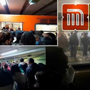Por segundo día consecutivo, se colapsa el metro de la CDMX
