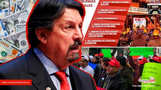 Napoleón Gómez Urrutia quiere cambiar la ley minera, pero se niega a cumplir la ley y devolver 55 mdd a los mineros
