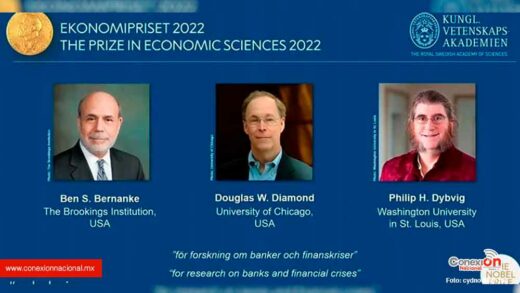 Estadounidenses ganan Nobel de Economía 2022 por investigación sobre las crisis financieras