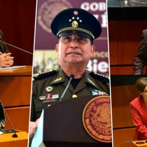 Senadores de oposición hicieron duros reclamos al titular de sedena, los morenistas defendieron