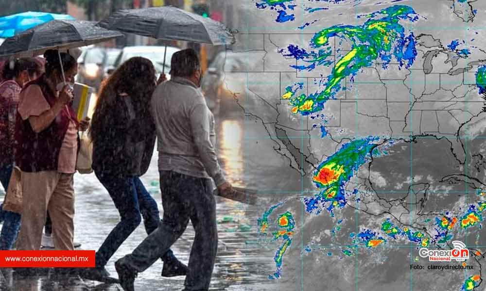 El huracán "Orlene" genera lluvias en occidente del país