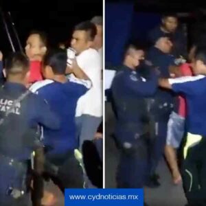 Pobladores agreden a policías por detener a un conductor ebrio