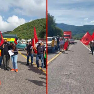 Por segundo día Tutla bloqueó carretera Huajuapan-Oaxaca