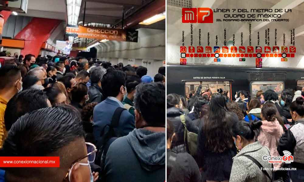 ¡Me lleva la ch…! Otra vez tarde debido a los retrasos en el Metro CDMX
