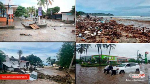 El Huracán Roslyn dejó graves afectaciones en Nayarit y Puerto Vallarta