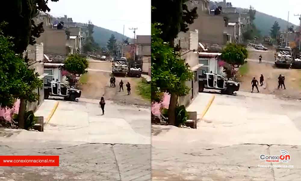 Tarde de tiroteo entre policías y ladrones motorizados en Ecatepec, Edomex
