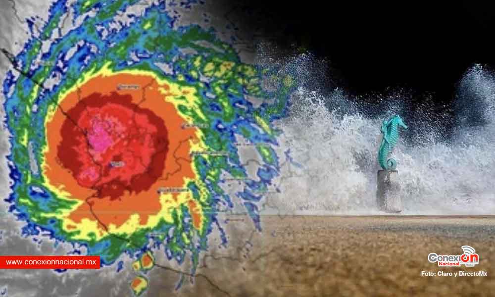 El huracán tocó tierra en Nayarit como categoría 3