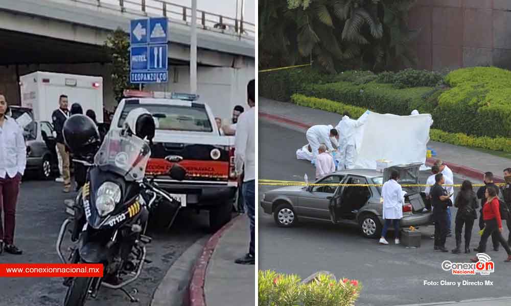 Roban una camioneta afuera de Galerías Cuernavaca y asesinan al propietario