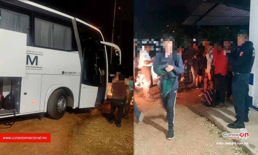 Aseguran a 32 migrantes en Minatitlán y Coatzacoalcos