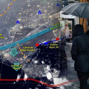 Arranca la semana con frío y lluvias aisladas en todo el país