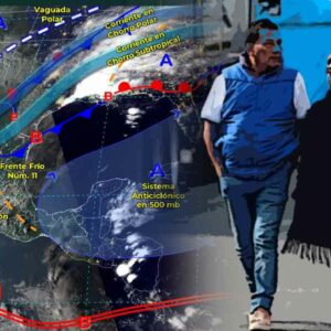 Este viernes se prevé clima frío en estados del norte y calor en los del sur