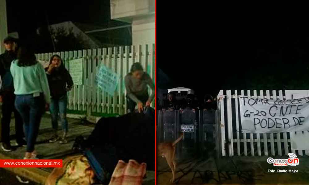 Denuncia CNTE saqueo de objetos personales en desalojo de la SEE