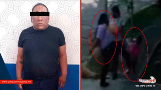Ya está detenido el sujeto que pateó a una niña en Jiutepec Morelos