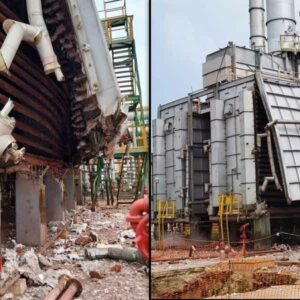 Explosión en la planta petroquímica de Pemex Cangrejera en Veracruz