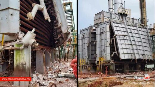 Explosión en la planta petroquímica de Pemex Cangrejera en Veracruz