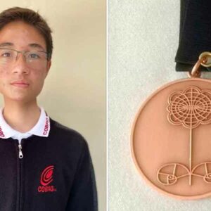 Gana medalla de bronce estudiante del Cobao de Huajuapan en la Olimpiadas de Matemáticas a nivel nacional
