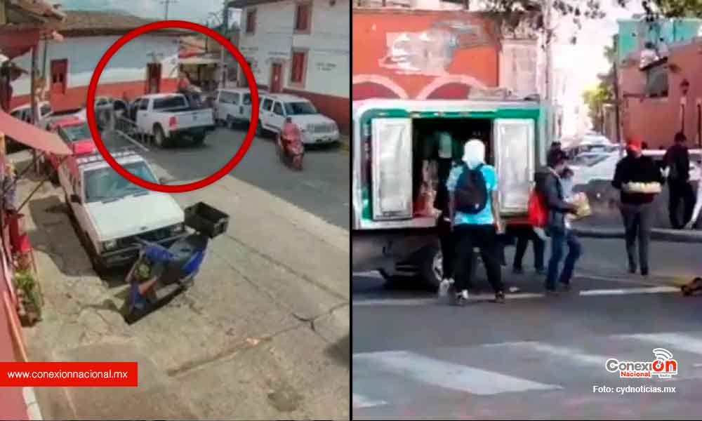 Graban levantón y saqueo