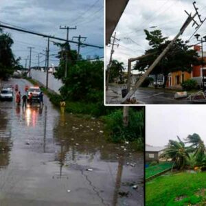 Avanza la depresión tropical “Lisa” y ya reporta daños en Campeche, Tabasco y Veracruz