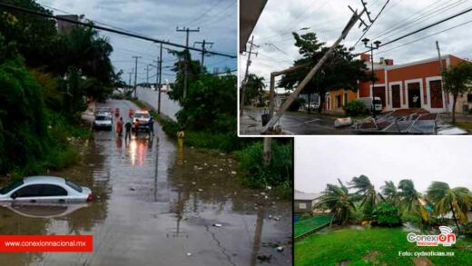 Avanza la depresión tropical “Lisa” y ya reporta daños en Campeche, Tabasco y Veracruz