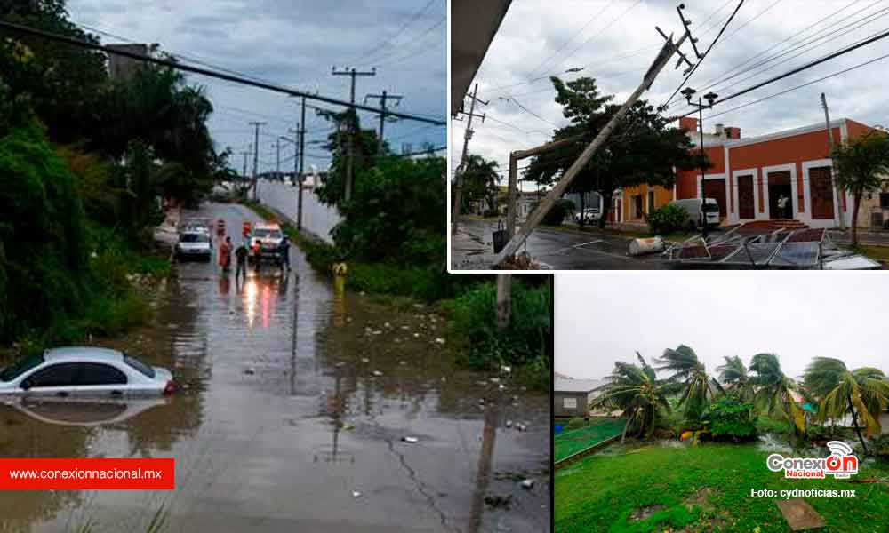 Avanza la depresión tropical “Lisa” y ya reporta daños en Campeche, Tabasco y Veracruz