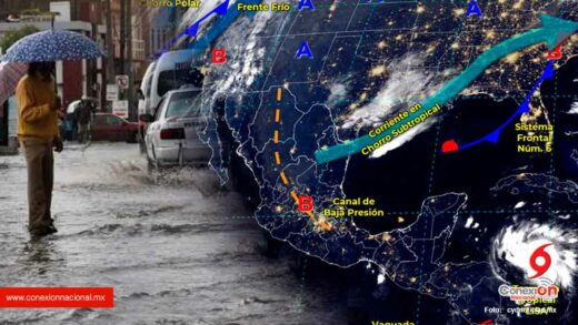 Martes con lluvias en Quintana Roo, Tamaulipas y SLP