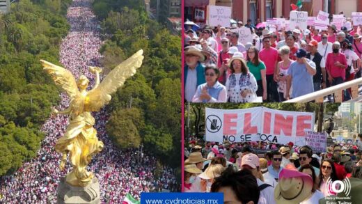 Miles marcharon en el país vs la Reforma Electoral propuesta por AMLO